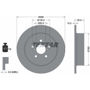 Textar | Bremsscheibe | 92135703