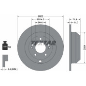 Textar | Bremsscheibe | 92223403