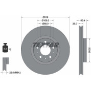 Textar | Bremsscheibe | 92126603