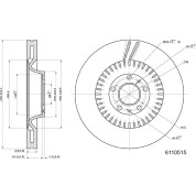 Metzger | Bremsscheibe | 6110515