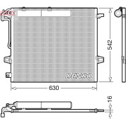 Denso | Kondensator, Klimaanlage | DCN17057