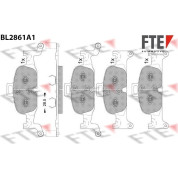 FTE | Bremsbelagsatz, Scheibenbremse | 9011101