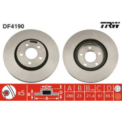 TRW | Bremsscheibe | DF4190