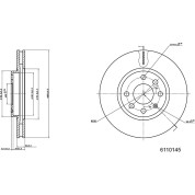 Metzger | Bremsscheibe | 6110145