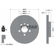 Textar | Bremsscheibe | 92088003