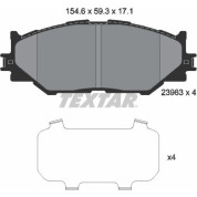 Textar | Bremsbelagsatz, Scheibenbremse | 2398301