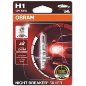 Osram | Glühlampe, Fernscheinwerfer | NIGHT BREAKER® SILVER H1 Einzelblister | 64150NBS-01B