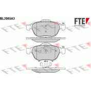 FTE | Bremsbelagsatz, Scheibenbremse | 9010648