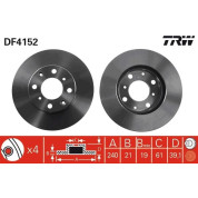 TRW | Bremsscheibe | DF4152