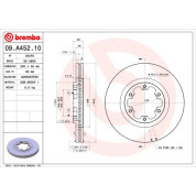 Brembo | Bremsscheibe | 09.A452.10