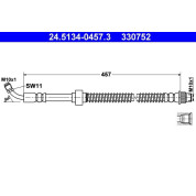 ATE | Bremsschlauch | 24.5134-0457.3