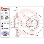 Brembo | Bremsscheibe | 09.C314.11