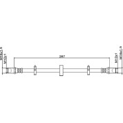 Metzger | Bremsschlauch | 4111492