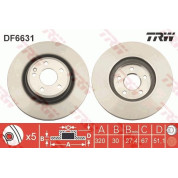 TRW | Bremsscheibe | DF6631