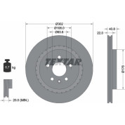 Textar | Bremsscheibe | 92168305