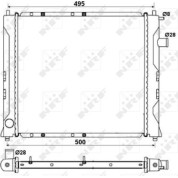 NRF | Kühler, Motorkühlung | 58107A