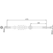 Metzger | Bremsschlauch | 4110447