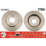 TRW | Bremsscheibe | DF4825