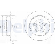 Delphi | Bremsscheibe | BG4222