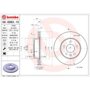 Brembo | Bremsscheibe | 09.6983.10