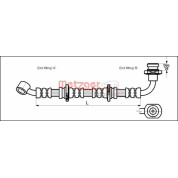 Metzger | Bremsschlauch | 4110071