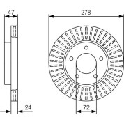 BOSCH | Bremsscheibe | 0 986 479 A52