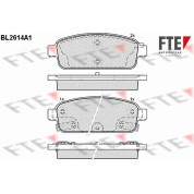 FTE | Bremsbelagsatz, Scheibenbremse | 9010862