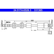 ATE | Bremsschlauch | 24.5174-0526.3