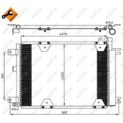 NRF | Kondensator, Klimaanlage | mit Trockner | 35580