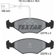 Textar | Bremsbelagsatz, Scheibenbremse | 2377601