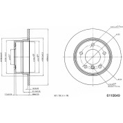 Metzger | Bremsscheibe | 6110649