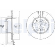 Delphi | Bremsscheibe | BG2433