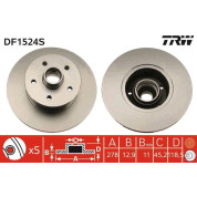 TRW | Bremsscheibe | DF1524S