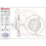 Brembo | Bremsscheibe | 09.9768.11