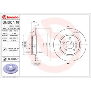 Brembo | Bremsscheibe | 08.B357.11