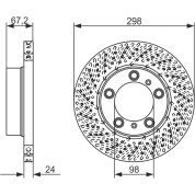 BOSCH | Bremsscheibe | 0 986 479 674