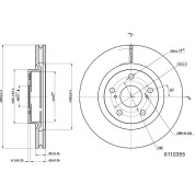 Metzger | Bremsscheibe | 6110355