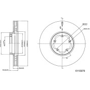 Metzger | Bremsscheibe | 6110978