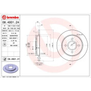 Brembo | Bremsscheibe | 08.4931.21