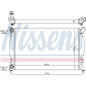 Nissens | Kühler, Motorkühlung | 60304A