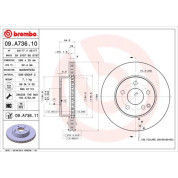 Brembo | Bremsscheibe | 09.A736.11