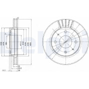 Delphi | Bremsscheibe | BG2763