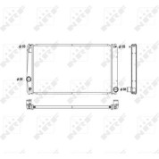 NRF | Kühler, Motorkühlung | 53589
