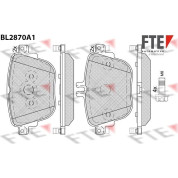 FTE | Bremsbelagsatz, Scheibenbremse | 9011110