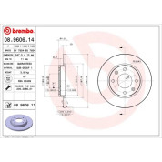 Brembo | Bremsscheibe | 08.9606.11