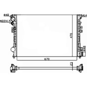 NRF | Kühler, Motorkühlung | 58958A