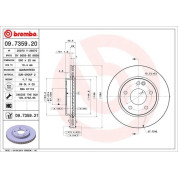 Brembo | Bremsscheibe | 09.7359.21