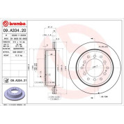 Brembo | Bremsscheibe | 09.A334.21