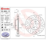 Brembo | Bremsscheibe | 09.8904.1X