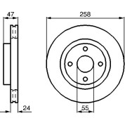 BOSCH | Bremsscheibe | 0 986 478 989